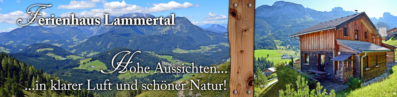 Ferienhaus Lammertal - Urlaub in klarer Luft und schoener Natur!